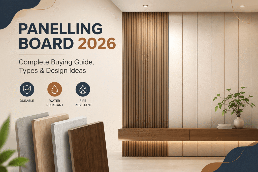 Panelling Board 2026: Complete Buying Guide, Types & Design Ideas